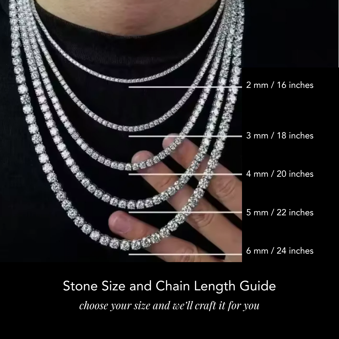 Black Diamond Option Tennis Necklace-Black Diamonds New York