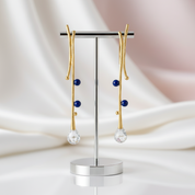 Vintage Tree Branch Drop Earrings-Black Diamonds New York