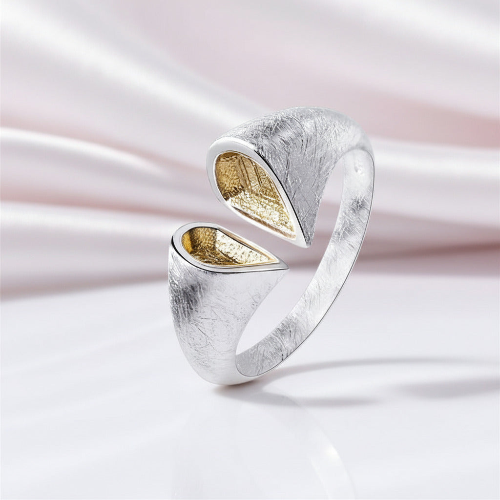 Love Heart Ring-Black Diamonds New York