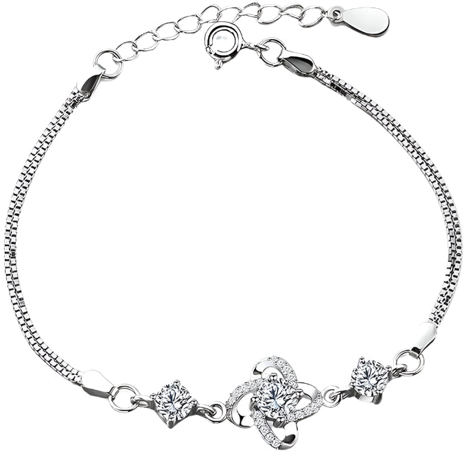 Round Diamond Space Love Bracelet-Black Diamonds New York