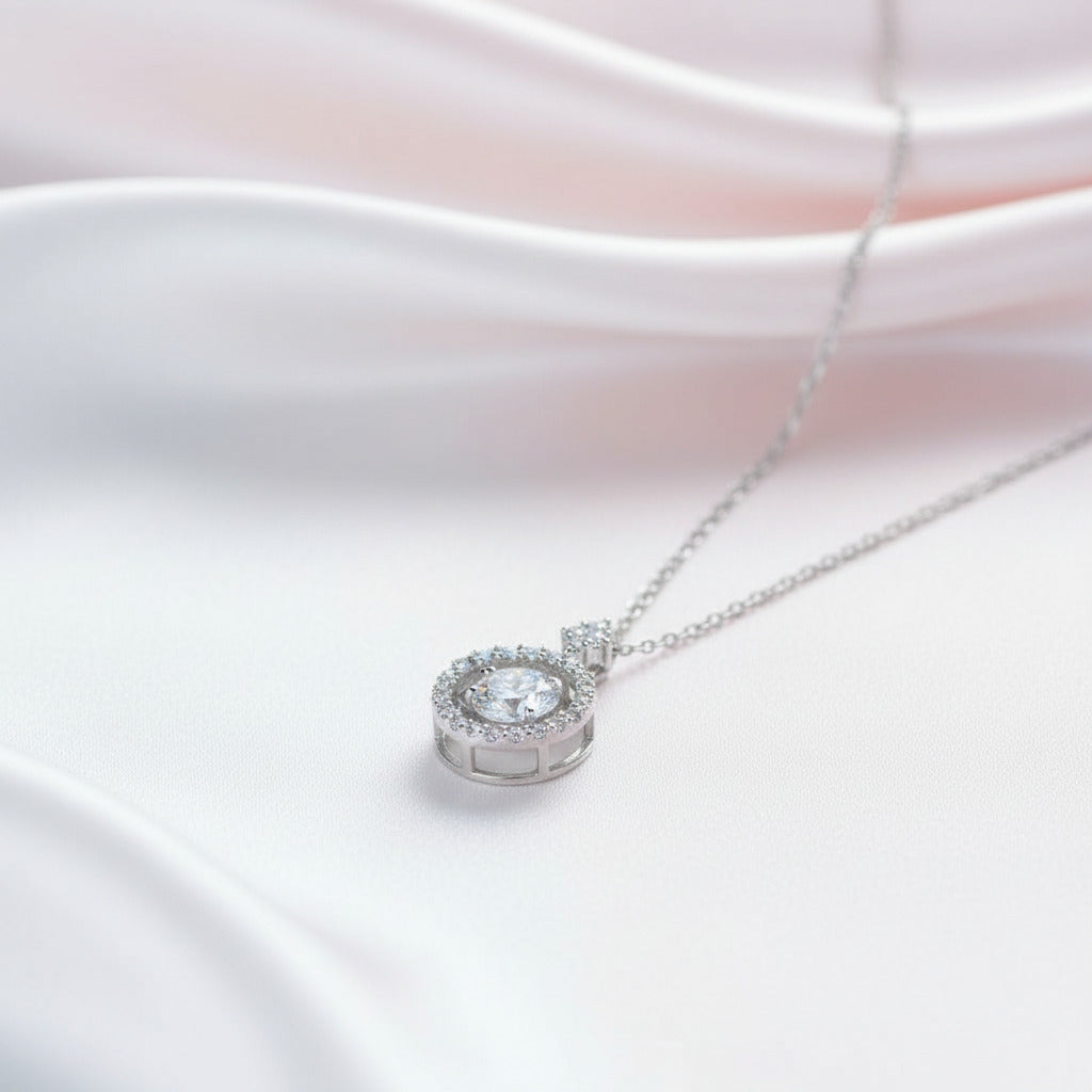 1.0 Ct Round Diamond Necklace-Black Diamonds New York