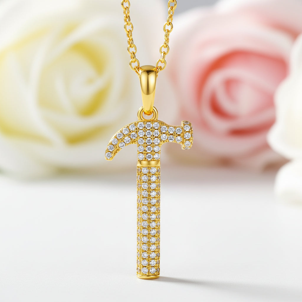 VIP Custom Diamond Hammer Pendant (Aftersale Service)-Black Diamonds New York