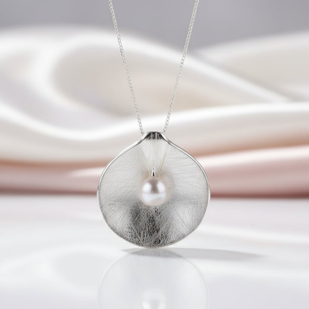 Pearl Vintage Pendant-Black Diamonds New York