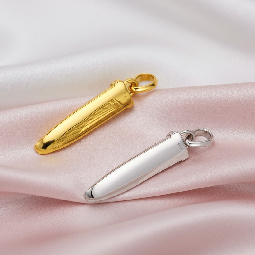 Empire Amulet With Pave Diamond Necklace-Black Diamonds New York