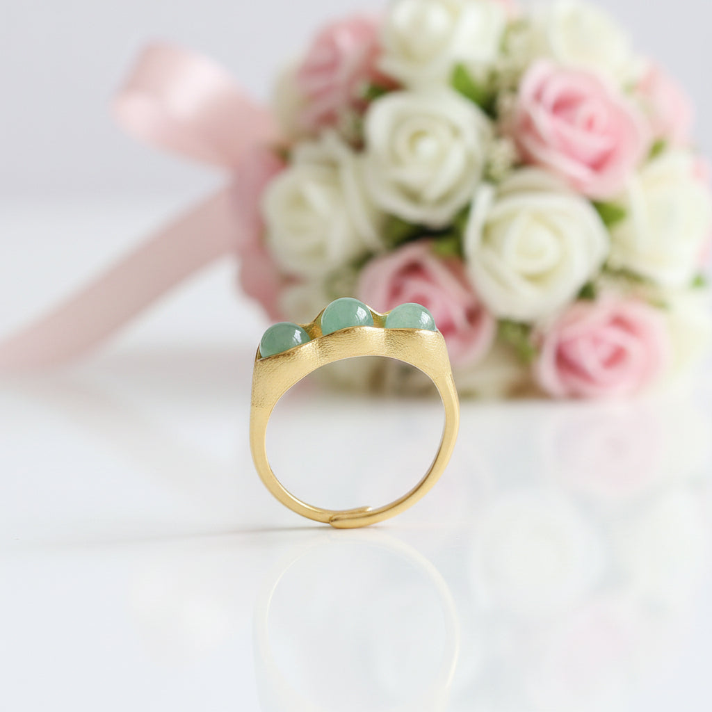 Pea Pods Ring-Black Diamonds New York