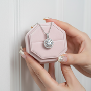 1.0 Ct Round Diamond Option Twinkle Pendant Necklace-Black Diamonds New York