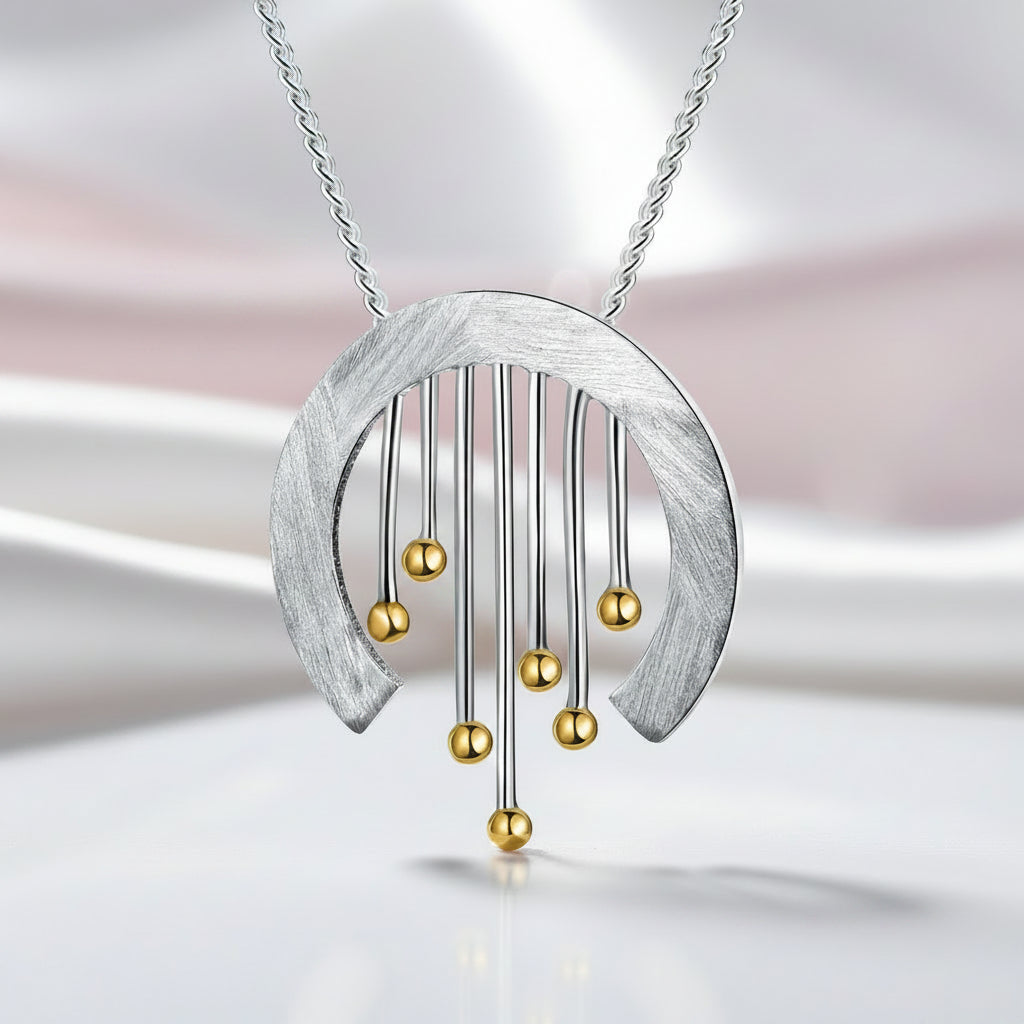 Vintage Curtain Pendant-Black Diamonds New York