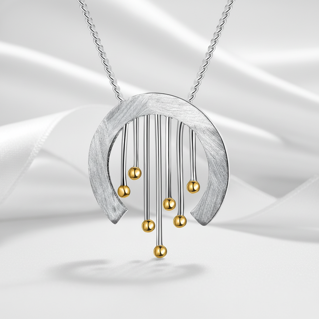 Vintage Curtain Pendant-Black Diamonds New York