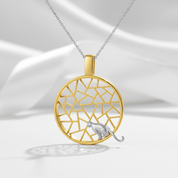 Cat on the Window Pendant-Black Diamonds New York