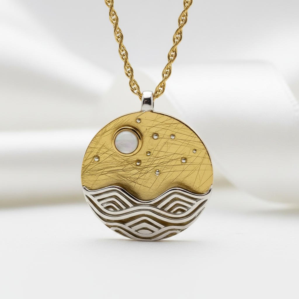 The Moonlight Design Pendant-Black Diamonds New York