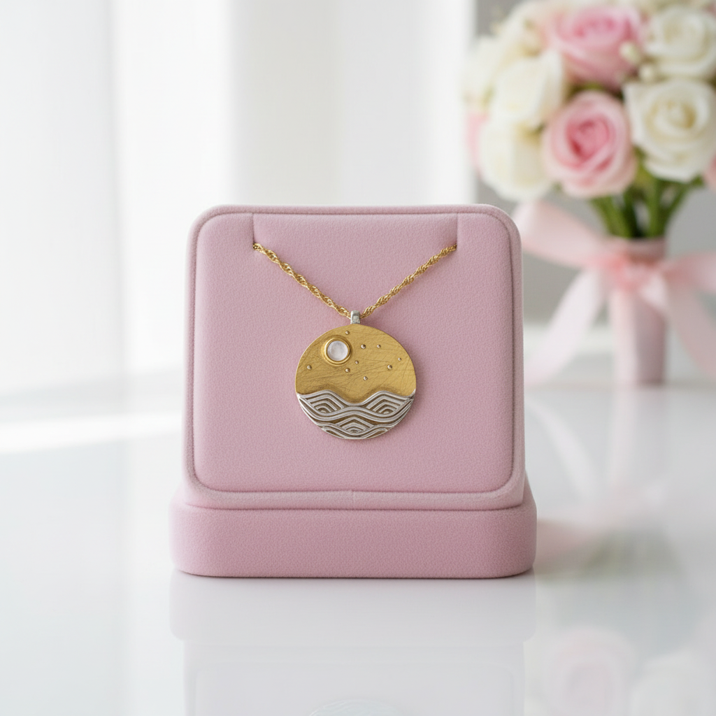 The Moonlight Design Pendant-Black Diamonds New York