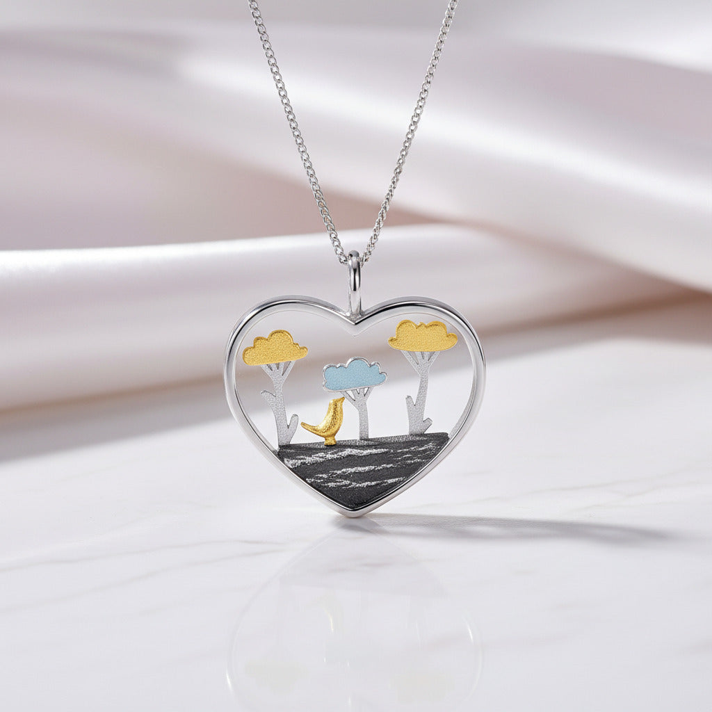 Trees of Clouds Pendant-Black Diamonds New York