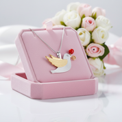 Flying Pigeon with Fruit Pendant-Black Diamonds New York
