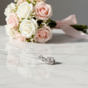 Diamond Music Pendant Necklace-Black Diamonds New York