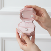 Moon & Star Double Layer Necklace-Black Diamonds New York