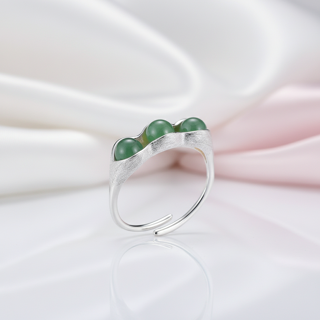 Pea Pods Ring-Black Diamonds New York