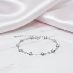 Six Pointed Star Diamond Option Bracelet
