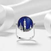 Florence Cathedral Gemstone Ring-Black Diamonds New York