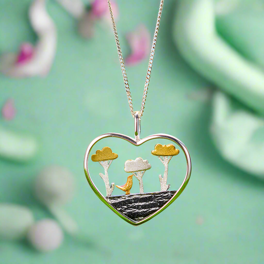 Trees of Clouds Pendant-Black Diamonds New York