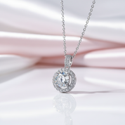 1.0 Ct Round Diamond Twinkle Pendant Necklace-Black Diamonds New York