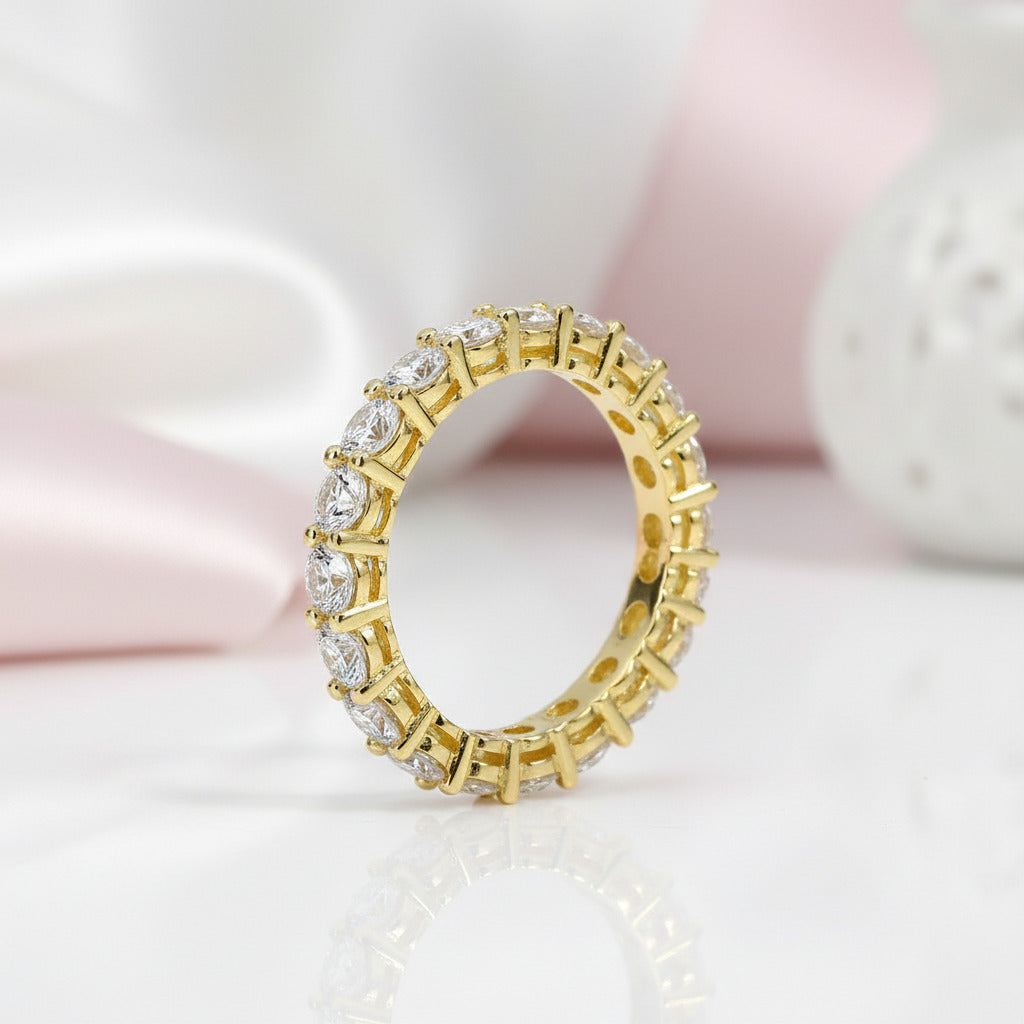 2.2 Ct 3mm Full Brilliant Diamond Band-Black Diamonds New York