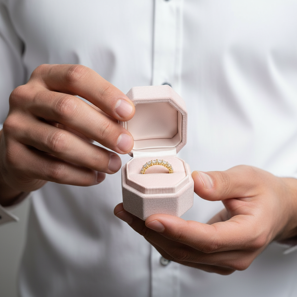 2.2 Ct 3mm Full Brilliant Diamond Band-Black Diamonds New York