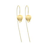 Eternal Love Tulip Flower Dangle Earrings