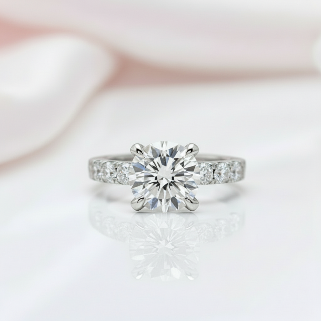 Classic 4.3 Ct Diamond Wedding Ring-Black Diamonds New York