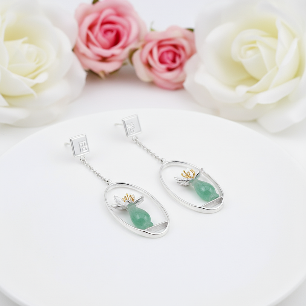 Whispers Drop Earrings-Black Diamonds New York