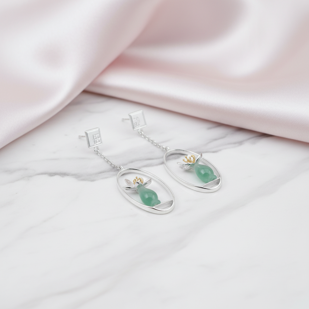 Whispers Drop Earrings-Black Diamonds New York