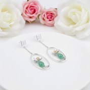 Whispers Drop Earrings-Black Diamonds New York