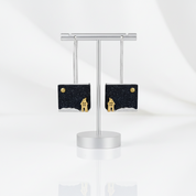 Hometown under the Stars Drop Earrings-Black Diamonds New York