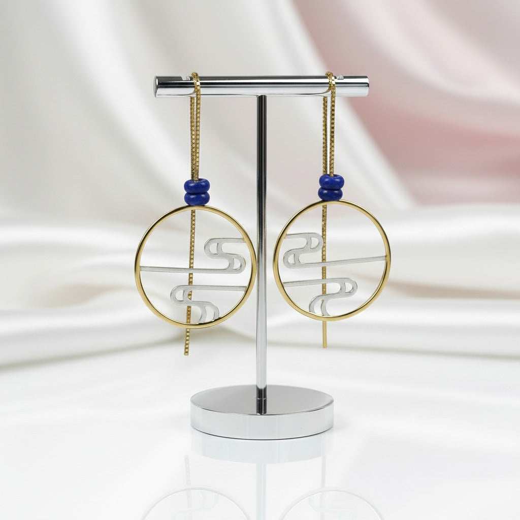 Incense Smoke Drop Earrings-Black Diamonds New York