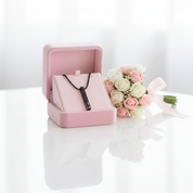 Custom Engraved Name Bar Necklace with Birthstone-Black Diamonds New York