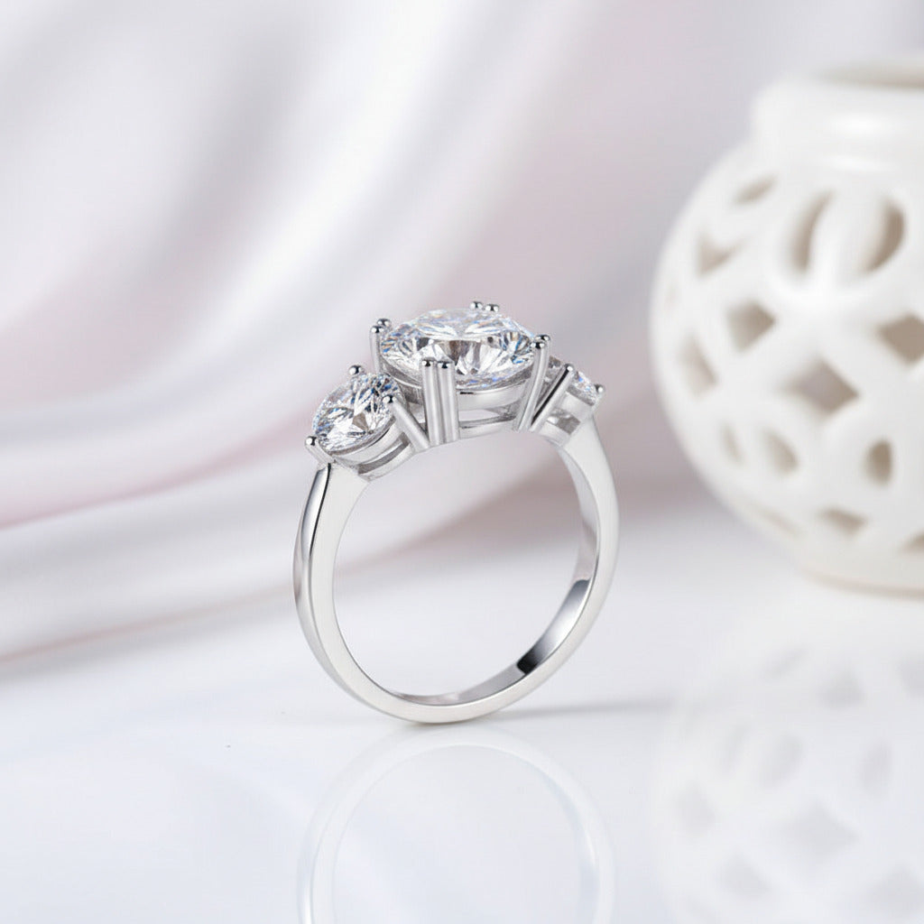 3.0 Ct Diamond Option Wedding Ring-Black Diamonds New York