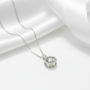 1.0 Ct Round Diamond Necklace-Black Diamonds New York