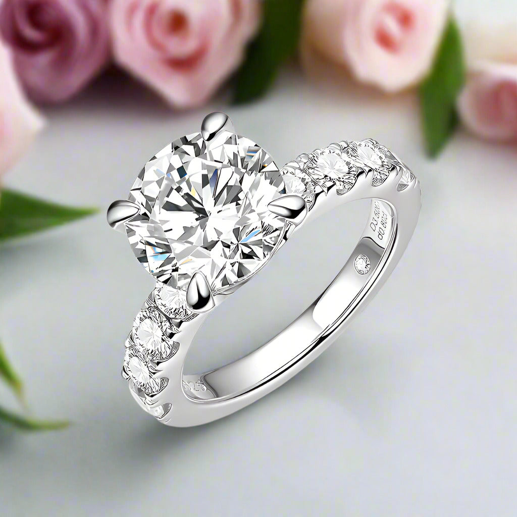 Classic 4.3 Ct Diamond Wedding Ring-Black Diamonds New York