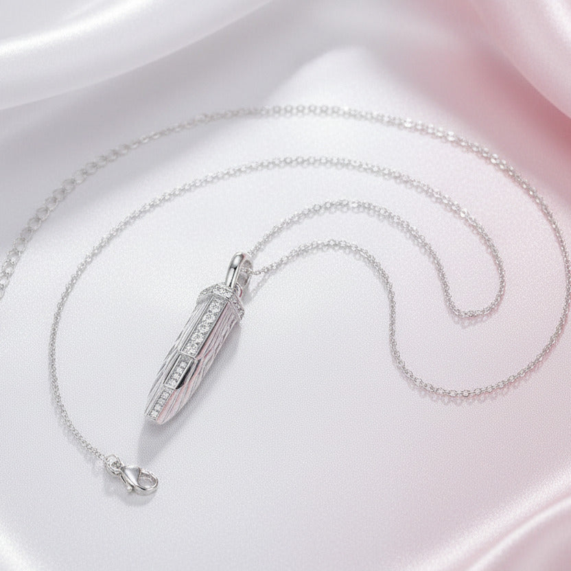 Empire Amulet With Pave Diamond Necklace-Black Diamonds New York