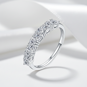 1.0 Ct Heart Cut Diamond Option Wedding Band-Black Diamonds New York
