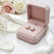 Round Diamond Attractive Character Stud Earrings-Black Diamonds New York