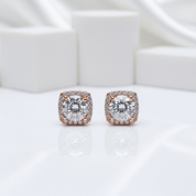 Round Diamond Attractive Character Stud Earrings-Black Diamonds New York