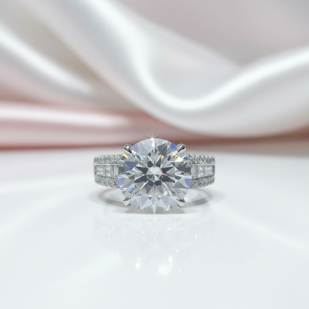 Classic 10 Ct Diamond Option Wedding Ring-Black Diamonds New York