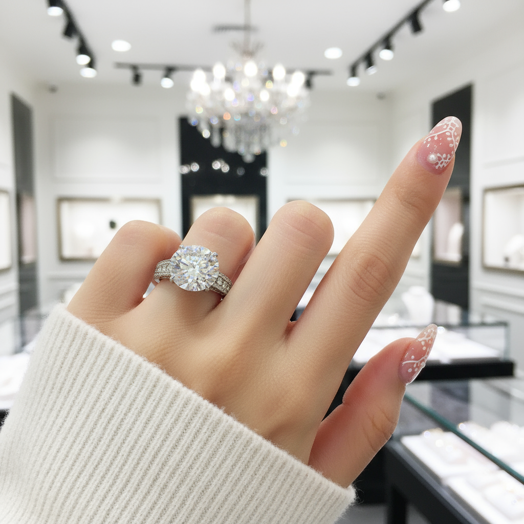 Classic 10 Ct Diamond Option Wedding Ring-Black Diamonds New York