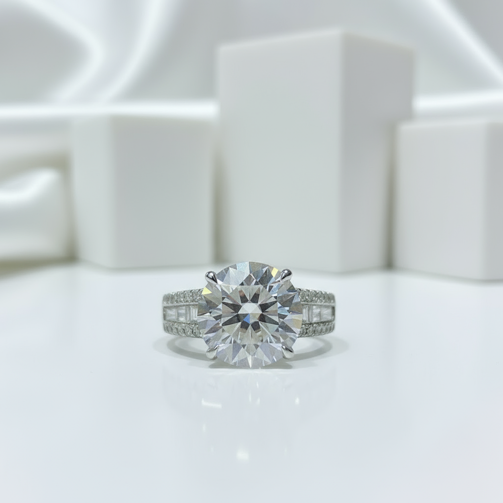 Classic 10 Ct Diamond Wedding Ring-Black Diamonds New York