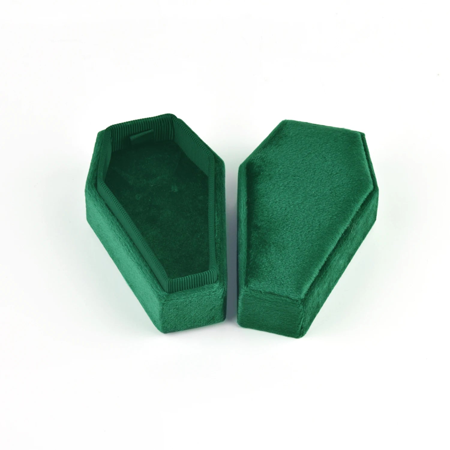 Personalized Coffin Necklace Jewelry Box-Black Diamonds New York