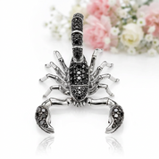 Black Scorpion Pendant-Black Diamonds New York