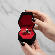 Black Enamel Wild Snake Rose Gold Ring-Black Diamonds New York