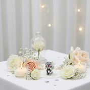 Charming Circus Elephant with Pink Diamond Charm-Black Diamonds New York