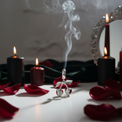 Cherry Skull Gothic Charm-Black Diamonds New York