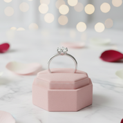 Classic 1.0 Ct Diamond Engagement Ring-Black Diamonds New York